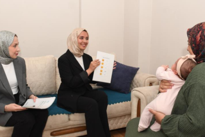 OSMANGAZİ BELEDİYESİ YENİ DOĞUM YAPAN ANNELER İLE BİRLİKTE