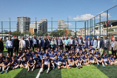 YUNUSELİ MAHALLESİ YENİ SPOR ALANINA KAVUŞTU