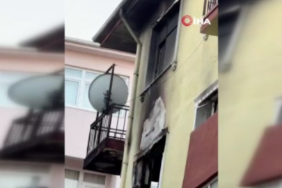 YANGINDAN KAÇTIKLARI BALKON SONLARI OLDU