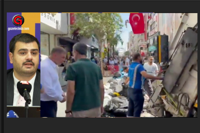 AK PARTİLİ İNAN ÇÖPLERİ GÖSTERDİ TUGAY KAMYONLA YOLA DÜŞTÜ