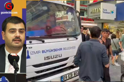 AK PARTİLİ İNAN ÇÖPLERİ GÖSTERDİ TUGAY KAMYONLA YOLA DÜŞTÜ