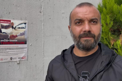 DUVARDAKİ BROŞÜRÜ GÖRDÜ, DOLANDIRILMAK KURTULTU