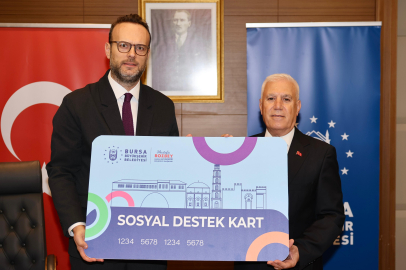 BURSA'DA SOSYAL DESTEKLER ARTIK TEK KARTTA