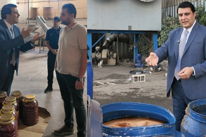 GIDA FABRİKASI DENETİMİNDE BAŞKAN ÇİLEDEN ÇIKTI