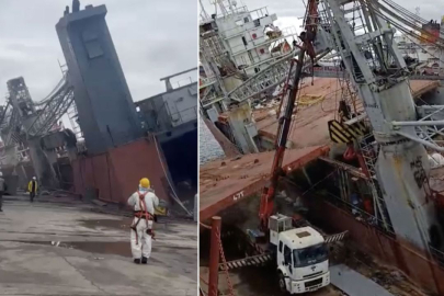 TUZLA'DA GEMİ YAN YATTI: CAN KAYBI VAR!