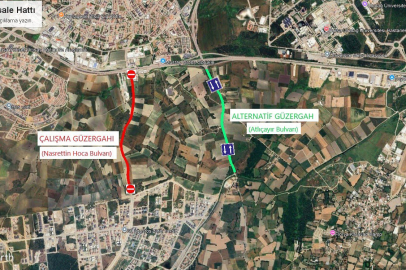 BURSA'DA BU YOL 1 AY TRAFİĞE KAPALI