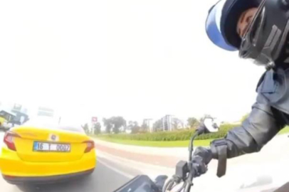 BURSA NİLÜFER'DE MOTOSİKLETLİ TAKSİYE ARKADAN ÇARPTI