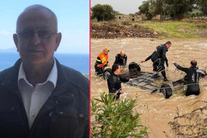 FOÇA'DAKİ SELDE ACI DETAY: KIZIYLA KONUŞURKEN SULARA KAPILDI