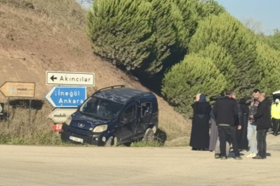 BURSA İNEGÖL'DE TRAFİK KAZASI: 5 YARALI