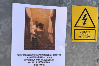 BURSA 'DA KIZLARINIZI BU ADAMDAN UZAK TUTUN YAZILI AFİŞLER