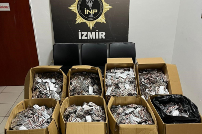İZMİR'DE DEV OPERASYON: BİNLERCE YASADIŞI HAP YAKALANDI