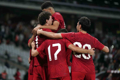 ÜMİT MİLLİ FUTBOL TAKIMI UKRAYNA MAÇINA HAZIR