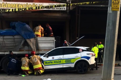 MANİSA'DA 1 POLİSİMİZİN ŞEHİT OLDUĞU KAZA KAMERADA