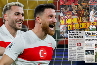 A MİLLİ TAKIM’IN PERFORMANSI İSPANYA’DA GÜNDEM OLDU