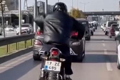 BURSA ’DA TRAFİĞİ TEHLİKEYE ATAN ANLAR KAMERADA