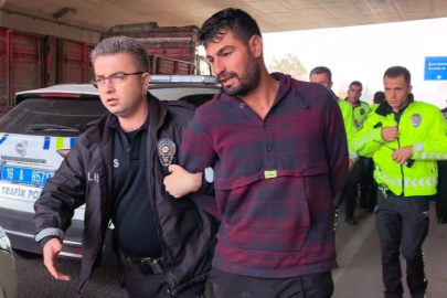 GEMLİK'TE HUSUMETLİSİNİ ÖLDÜRDÜ, İNEGÖL'DE YAKALANDI