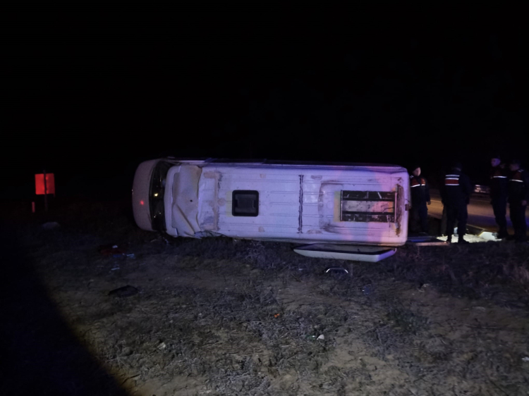 Denizli- Uşak Yolu'nda kaza