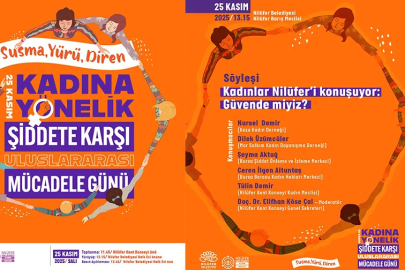 BURSA NİLÜFER’DE ANLAMLI BULUŞMA: KADINA ŞİDDETE HAYIR