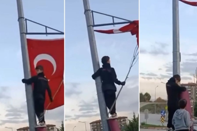 BURSA'DA ÇOCUKLARIN BAYRAK HASSASİYETİ DUYGULANDIRDI