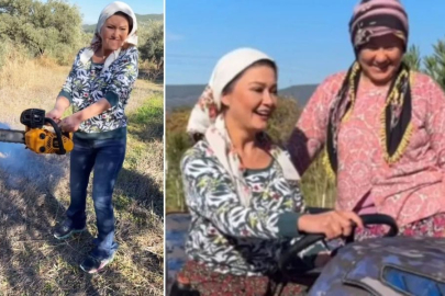 NURGÜL YEŞİLÇAY KÖYE YERLEŞTİ O KARELER GÜNDEM OLDU