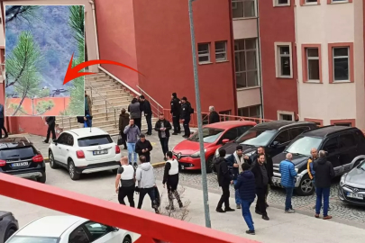 ÜNİVERSİTEDE SİLAHLI PERSONEL KADIN MEMURU REHİN ALDI