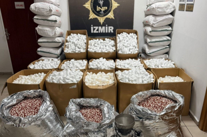 REKOR OPERASYON: 2,3 MİLYON ADET SENTETİK HAP ELE GEÇİRİLDİ