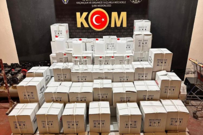 BURSA'DA 1200 LİTRE ETİL ALKOL ELE GEÇİRİLDİ