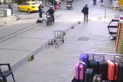 MOTOSİKLET YOLA FIRLAYAN ÇOCUĞA ÇARPTI: SÜRÜCÜ KAÇTI