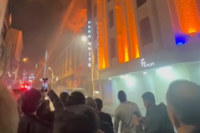 VAN'DA OTELİN RESTORANI CAYIR CAYIR YANDI