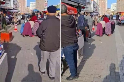 ADANA’DA KADINLARIN SAÇ SAÇA BAŞ BAŞA KAVGASI KAMERADA