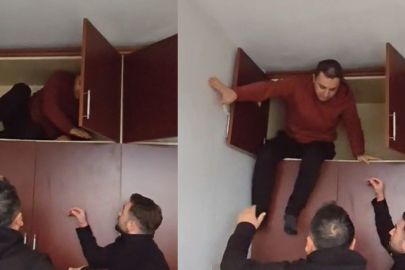 ARANAN ŞAHIS BATTANİYE ALTINDA GİZLENİRKEN BULUNDU