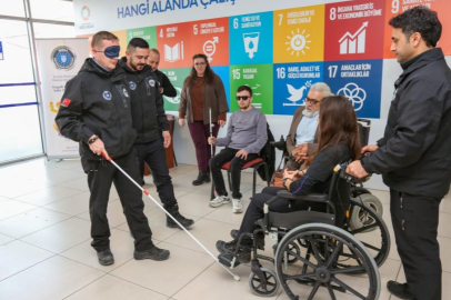BURSA AFETLERE HAZIRLIKTA ENGELLİ BİREYLERİ UNUTMADI