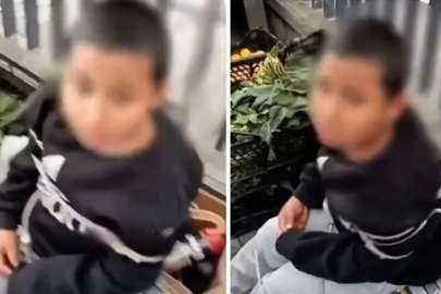 HIRSIZLIK YAPTIĞI İDDİA EDİLEN ÇOCUĞU İPLE BAĞLADILAR