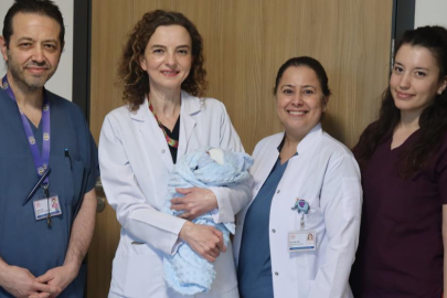 BURSA ŞEHİR HASTANESİ'NİN İLK TÜP BEBEĞİ DOĞDU