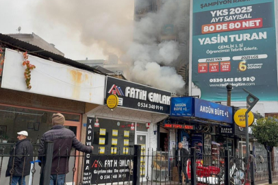 BURSA GEMLİK’TE PİDE İMALATHANESİNDE KORKUTAN YANGIN