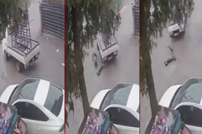 AKIL ALMAZ KAZA KAMERADA: SCOOTER SÜRÜCÜSÜ HAYATINI KAYBETTİ