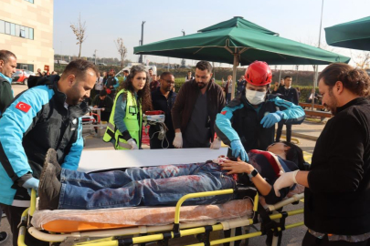 BURSA ŞEHİR HASTANESİ'NDE DEPREM VE YANGIN TATBİKATI