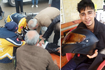 KASKLA YAŞAMA TUTUNAN MOTOSİKLETLİ GENÇ: POLİSLER HAKLIYMIŞ!