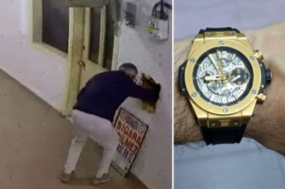 BAKIRKÖY'DE 40 BİN DOLARLIK SAAT HIRSIZLIĞI KAMERADA