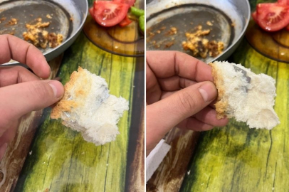 EKMEĞİN İÇİNDEN JİLET ÇIKTI: AİLE KAHVALTIDA ŞOKE OLDU