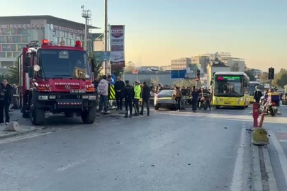 ŞİŞLİ'DE ARAÇ KALDIRIMA DALDI: YARALILAR VAR