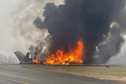 ABD’DE ÖZEL JET İNİŞ SIRASINDA DÜŞTÜ