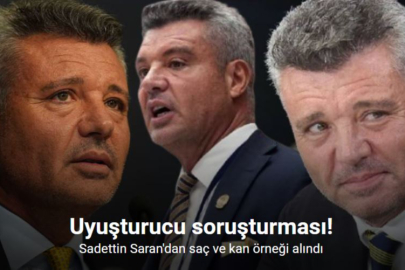 SADETTİN SARAN ADLİ TIP’TA SAÇ VE KAN ÖRNEĞİ VERDİ