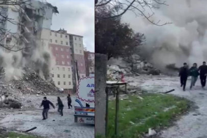 BEYLİKDÜZÜ’NDE YIKIM SIRASINDA BİNA ÇÖKTÜ: FACİA UCUZ ATLATILDI