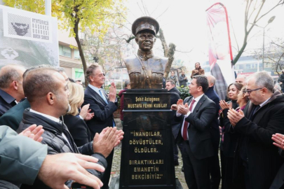 OSMANGAZİ ’DE ŞEHİT KUBİLAY ANITI TÖRENLE AÇILDI