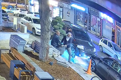 BU DA AĞAÇ HIRSIZLIĞI: PARKTAKİ AĞACI ARAÇLA ÇALDILAR