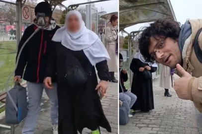 ESKİŞEHİR’DE ÖĞRETMEN İLE DİLENCİNİN TATIŞMASI KAMERADA