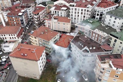 ÇEKMEKÖY’DE MOBİLYA ATÖLYESİNDE KORKUTAN YANGIN