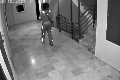 SİPARİŞTEN SONRA MERDİVENE TUVALETİNİ YAPAN KURYE KAMERADA!