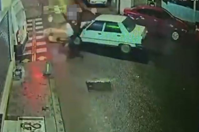 TEKİRDAĞ'DA FECİ KAZA KAMERADA: ÇARPAN SÜRÜCÜLER BAKIP KAÇTI